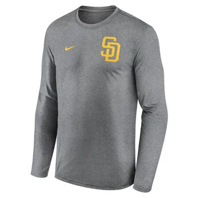 NIKE SAN DIEGO PADRES 2-HIT LEGEND  MEN'S DRI-FIT MLB LONG-SLEEVE T-SHIRT,1015855797
