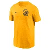 Nike Gold San Diego Padres 2-hit T-shirt In Yellow