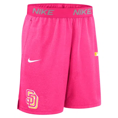 Nike San Diego Padres Authentic Collection City Connect  Men's Dri-fit Mlb Shorts In Pink