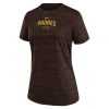Nike San Diego Padres Authentic Collection Practice Velocity  Women's Dri-fit Mlb T-shirt In Grey