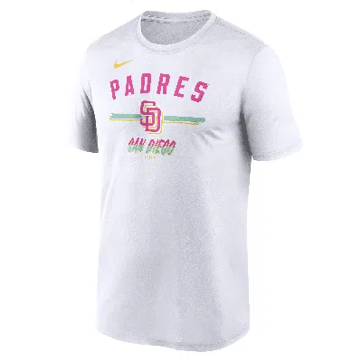 Nike San Diego Padres City Connect Legend  Men's Dri-fit Mlb T-shirt In White