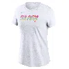 Nike San Diego Padres City Connect Wordmark  Women's Mlb T-shirt In White