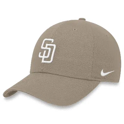 Nike San Diego Padres Club  Men's Mlb Adjustable Hat In Brown