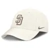 Nike San Diego Padres Club  Men's Mlb Adjustable Hat In White
