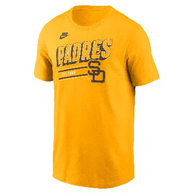 Nike San Diego Padres Cooperstown Retro  Men's Mlb T-shirt In Orange