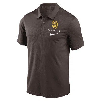 Nike San Diego Padres Franchise Logo  Men's Dri-fit Mlb Polo In Brown