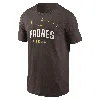 NIKE SAN DIEGO PADRES HOME TEAM ATHLETIC ARCH  MEN'S MLB T-SHIRT,1015657811