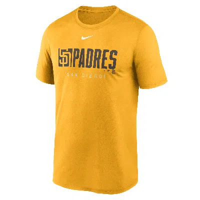 Nike San Diego Padres Knockout Legend  Men's Dri-fit Mlb T-shirt In Yellow