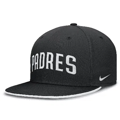 Nike San Diego Padres Primetime True  Men's Dri-fit Mlb Fitted Hat In Black