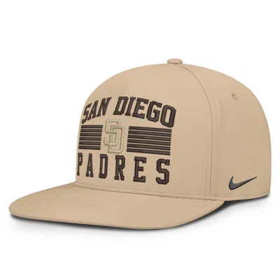 Nike San Diego Padres Pro  Men's Aerobill Mlb Adjustable Hat In Brown