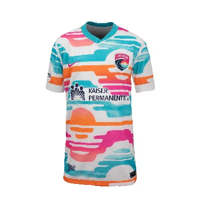 Nike San Diego Wave Fc 2025 Stadium Home Big Kids'  Dri-fit Nwsl Replica Jersey In White