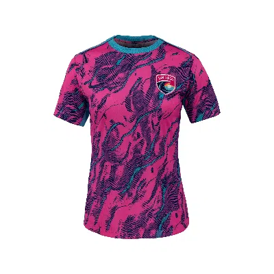 Nike San Diego Wave Fc 2025  Women's Nwsl Short-sleeve Pre-match Top In Blue