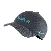 Nike San Diego Wave Fc Heritage86  Unisex Nwsl Soccer Cap In Grey