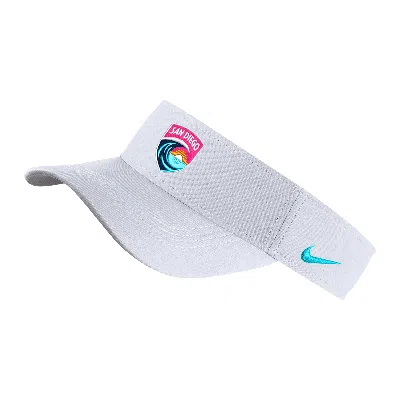 Nike San Diego Wave Fc  Unisex Dri-fit Nwsl Visor In White