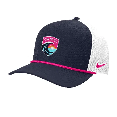 Nike San Diego Wave Fc  Unisex Nwsl Trucker Cap In Blue