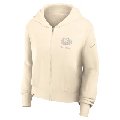 Nike San Francisco 49ers Established Womenâs  Women's Nfl Full-zip Hoodie In Brown