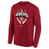 Nike San Francisco 49ers Legend Icon Big Kids'  Dri-fit Nfl Long-sleeve T-shirt In Red