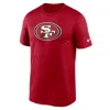 Nike Scarlet San Francisco 49ers Primetime Legend Logo Performance T-shirt