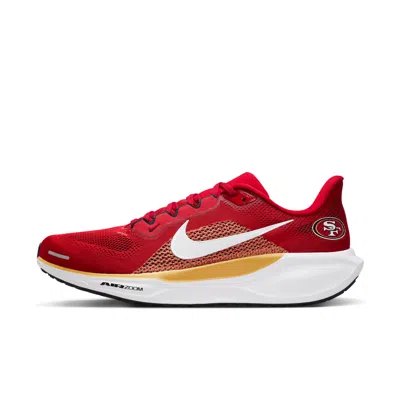 Nike San Francisco 49ers Pegasus 41  Men's Nfl Road Running Shoes In Red