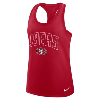 Nike San Francisco 49ers Primetime  Women's Dri-fit Nfl Racerback Tank Top In Burgundy