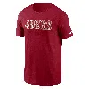 Nike San Francisco 49ers Primetime Wordmark Essential  Men's Nfl T-shirt In Red