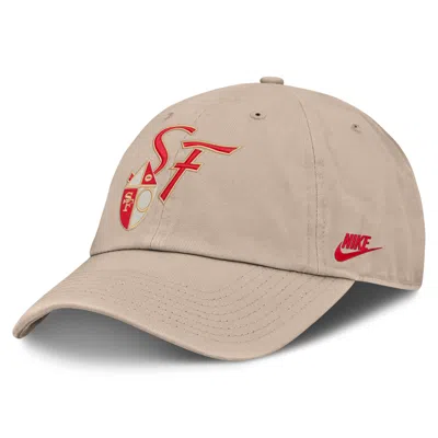 Nike San Francisco 49ers Rewind Club  Men's Nfl Adjustable Hat In Brown