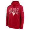 Nike San Francisco 49ers Rewind Club  Men's Nfl Pullover Hoodie In Red