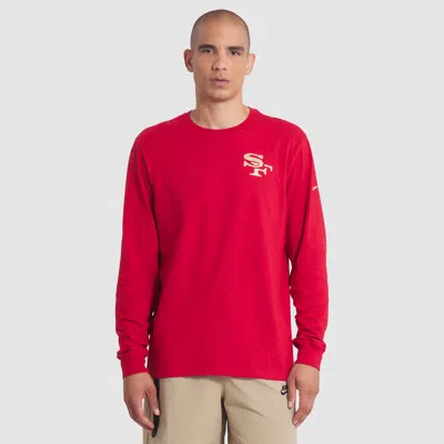Nike San Francisco 49ers Rivalries Collection Essential  Men's Nfl Long-sleeve T-shirt In Black
