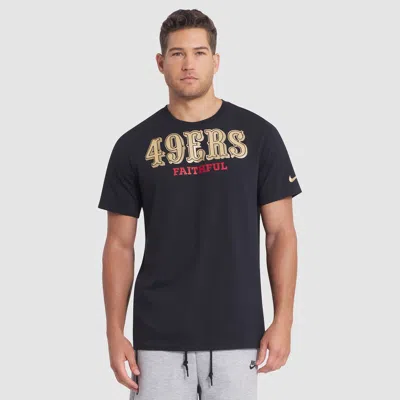Nike San Francisco 49ers Rivalries Collection Essential  Men's Nfl T-shirt In Black