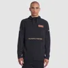 Nike San Francisco 49ers Rivalries Collection Sideline Anorak  Men's Nfl 1/2-zip Hooded Jacket In Black