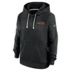 Nike San Francisco 49ers Rivalries Collection Sideline  Women's Dri-fit Nfl Pullover Hoodie In Black