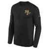 Nike San Francisco 49ers Rivalry Sideline Legend Big Kids'  Dri-fit Nfl Long-sleeve T-shirt In Black