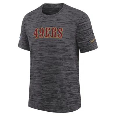 Nike San Francisco 49ers Rivalry Sideline Velocity Big Kids'  Dri-fit Nfl T-shirt In Gray