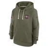 Nike San Francisco 49ers Salute To Service Sideline  Women's Dri-fit Nfl Pullover Hoodie In Brown