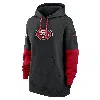 Nike San Francisco 49ers Sideline Essential  Women's Nfl Pullover Hoodie In Black