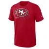 Nike San Francisco 49ers Slub  Men's Dri-fit Nfl T-shirt In Red
