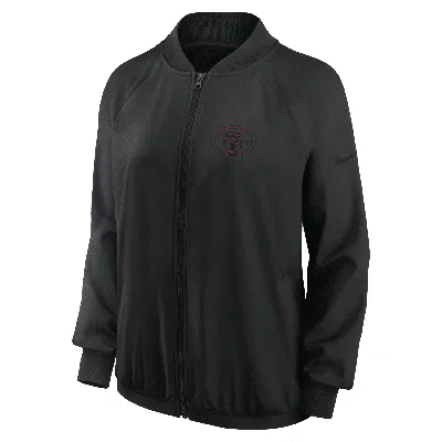 Nike Black San Francisco 49ers Raglan Full-zip Jacket