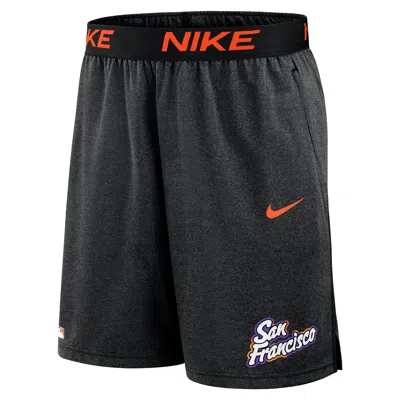 Nike San Francisco Giants Authentic Collection City Connect  Men's Dri-fit Mlb Shorts In Black