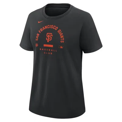 Nike San Francisco Giants Authentic Collection Early Work  Women's Dri-fit Mlb T-shirt In Blue