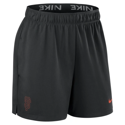 Nike San Francisco Giants Authentic Collection Practice  Women's Dri-fit Mlb Shorts In Black