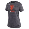 Nike San Francisco Giants Authentic Collection Velocity  Women's Dri-fit Mlb T-shirt In Black