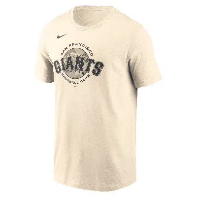 Nike Cream San Francisco Giants Camo Logo T-shirt