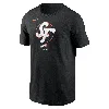 Nike Black San Francisco Giants 2025 City Connect Large Logo T-shirt In Black