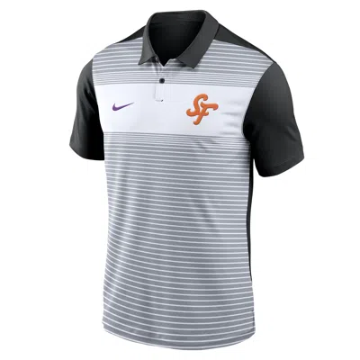 Nike San Francisco Giants City Connect Legacy Icon Vapor  Men's Dri-fit Mlb Polo In Black