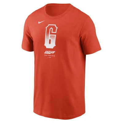 Nike San Francisco Giants City Connect Logo  Men's Mlb T-shirt In Orange