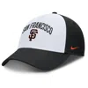 Nike Men's White/black San Francisco Giants Club Performance Adjustable Hat
