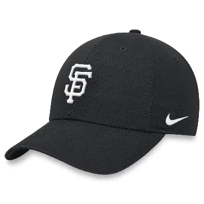 Nike San Francisco Giants Club  Men's Mlb Adjustable Hat In Black