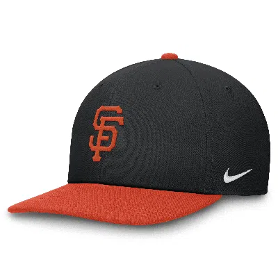 Nike San Francisco Giants Evergreen Pro  Men's Dri-fit Mlb Adjustable Hat In Black