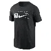 Nike Men's Black San Francisco Giants Fashion Graphic Swoosh T-shirt In Black
