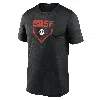Nike Black San Francisco Giants Home Plate Icon Legend Performance T-shirt In Black
